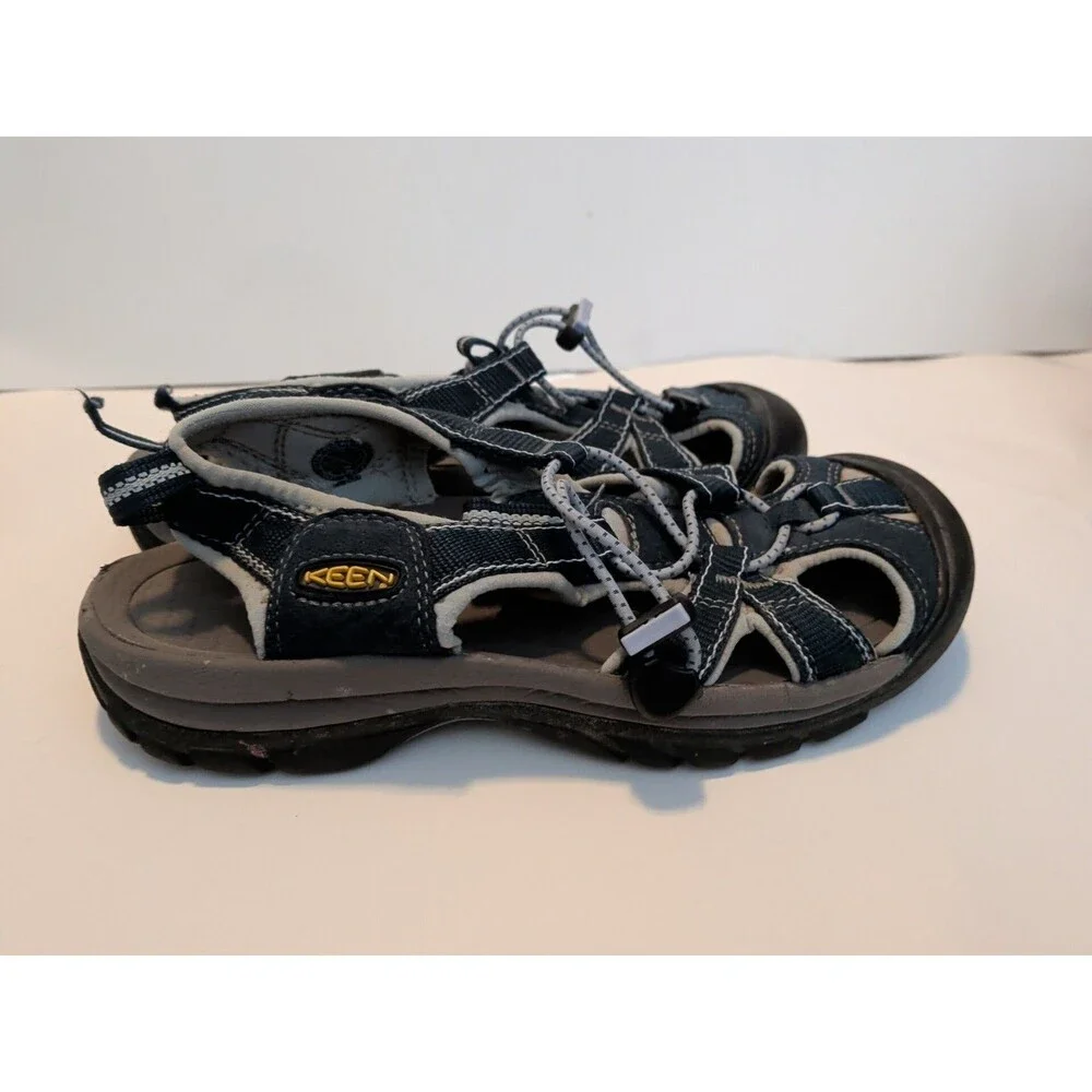 Keen Sandals Mens Size 7 Hiking Fishing Blue Comfort Low Top